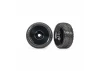Traxxas Tyres + wheels, assembled, glued (black dished 3.0 wheels, Response Pro 3.0 tyres, foam inserts) (2)