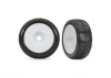 Traxxas Tyres + wheels, assembled, glued (white dished 3.0 wheels, Response Pro 3.0 tyres, foam inserts) (2)