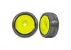 Traxxas Tyres + wheels, assembled, glued (yellow dished 3.0 wheels, Response Pro 3.0 tyres, foam inserts) (2)