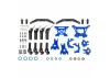 Traxxas Outer Driveline + Suspension Upgrade Kit, extreme heavy duty, blue