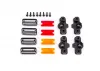 Traxxas Marker light housing (4)/ marker light mount (4)/ marker light lens (red (2), amber (2)/ reverse lens (left + right)/ 16x5 BCS (self-tapping) (8)