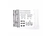Traxxas Side trim, Chevrolet Blazer (1972), left + right/ rear trim, upper + lower/ retainers, left, right + rear/ 26x8 BCS (23)/ 16x5 BCS (self-tapping) (5) (fits 9111 body)