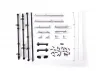 Traxxas Side trim, Chevrolet Blazer (1972), left + right/ rear trim, upper + lower/ retainers, left, right + rear/ 26x8 BCS (23)/ 16x5 BCS (self-tapping) (5) (fits 9111 body)