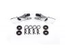 Traxxas Mirrors, side, chrome (left + right)/ o-rings (4)/ body clips (4) (fits 9111 body)