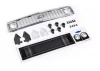 Traxxas Grille, Chevrolet Blazer (1972)/ grille retainers (5)/ headlight housing (2)/ lens (2)/ 26x8 BCS (5)/ 25x6 BCS (4) (fits 9111 body)
