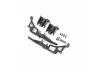 Traxxas Body mounts (front + rear) (left + right)/ 2.6x10mm BCS (4)/ 1.6x8mm BCS (self-tapping) (8)/ 2.5x12mm CS (2) (fits 9129 body)