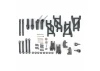 Traxxas Outer Driveline + Suspension Upgrade Kit, extreme heavy duty, gray (fits Bandit or Drag Slash)