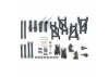 Traxxas Outer Driveline + Suspension Upgrade Kit, extreme heavy duty, black (fits Bandit or Drag Slash)