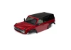 Traxxas Body, Ford Bronco (2021), complete, red (painted) (includes grille, side mirrors, door handles, fender flares, windshield wipers, spare Tyre mount, + clipless mounting) (requires 8080X inner fenders)