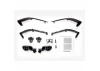 Traxxas Mirrors, side (left + right)/ mounts (left + right)/ trim, side (left + right)/ trim mounts (left + right)/ 26x8mm BCS (2)/ 16x7mm BCS (8)