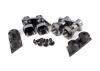 Traxxas Exhaust tips (2) / exhaust tip mounts (2) / 26X8 BCS (4)