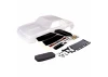 Traxxas Body, Ford Mustang, Fox Body (clear, requires painting)/ window masks/ decal sheet