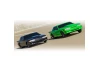 Traxxas Body, Ford Mustang, Fox Body (clear, requires painting)/ window masks/ decal sheet