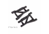 Traxxas Suspension arms, black, rear (left + right), heavy duty, 0deg toe angle (2)