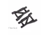 Traxxas Suspension arms, black, rear (left + right), heavy duty, 1deg toe angle (2)