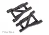 Traxxas Suspension arms, black, rear (left + right), heavy duty, 1deg toe angle (2)