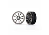 Traxxas Wheels, Weld black chrome (front) (2)