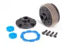 Traxxas Differential with steel ring gear/ side cover plate/ gasket/ x-rings (2)/ 25x10mm BCS (4)