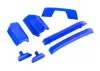 Traxxas Body reinforcement set, blue / skid pads (roof) (fits 9511 body)