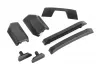 Traxxas Body reinforcement set, black / skid pads (roof) (fits 9511 body)