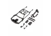 Traxxas Body support (assembled with front mount + rear latch) / skid pads (roof) (left + right)