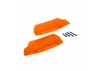 Traxxas Mud guards, rear, orange (left and right) / 3x15 CCS (2)