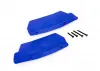 Traxxas Mud guards, rear, blue (left and right) / 3x15 CCS (2)