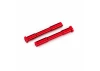 Traxxas Bellcrank posts, steering (aluminium, red-anodised)