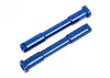 Traxxas Bellcrank posts, steering (aluminium, blue-anodised)