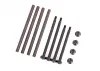 Traxxas Suspension pin set, front + rear (hardened steel), 4x67mm (4), 35x482mm (2), 35x567mm (2) / M3x05mm NL, flanged (2)