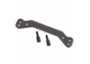 Traxxas Draglink, steering, 6061-T6 aluminium (dark titanium-anodised)/ 3x14mm SS (2)