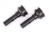 Traxxas Stub axles, hardened steel (2) (for steel constant-velocity driveshafts) (fits Sledge)