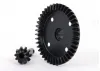 Traxxas Ring gear, differential / pinion gear, differential (machined) (front or rear)