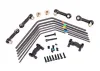Traxxas Sway bar kit, Sledge (front and rear) (includes front and rear sway bars and linkage)