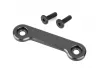 Traxxas Wing washer, 6061-T6 aluminium (dark-titanium anodised) (1)/ 4x12mm FCS (2)