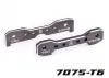 Traxxas Tie bars, front, 7075-T6 aluminium (dark titanium-anodised) (fits Sledge)