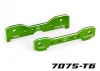 Traxxas Tie bars, rear, 7075-T6 aluminium (green-anodised) (fits Sledge)