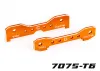 Traxxas Tie bars, rear, 7075-T6 aluminium (orange-anodised) (fits Sledge)