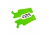 Traxxas Suspension arm covers, green, front (left and right) / 25x8 CCS (12)