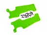 Traxxas Suspension arm covers, green, front (left and right) / 25x8 CCS (12)