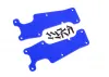Traxxas Suspension arm covers, blue, front (left and right) / 25x8 CCS (12)