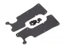 Traxxas Suspension arm covers, black, rear (left and right) / 25x8 CCS (12)