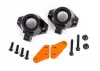 Traxxas Steering block arms (aluminium, orange-anodised) (2) / steering blocks, left + right