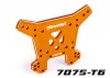 Traxxas Shock tower, rear, 7075-T6 aluminium (orange-anodised) (fits Sledge)