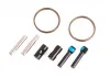 Traxxas Rebuild kit, steel constant-velocity driveshafts, center (front or rear) (includes pins for 2 driveshaft assemblies) (for 9655X steel CV driveshafts)