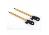 Traxxas Shock shaft, 80mm (GT-MAXX) (Tin-coated) (2) (assembled with rod ends and steel hollow balls)
