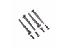 Traxxas Shock pins, hardened steel (front (2), rear (2)/ 2.5x8mm CCS (4)