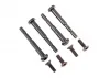 Traxxas Shock pins, hardened steel (front (2), rear (2)/ 2.5x8mm CCS (4)