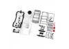 Traxxas TRX-4m Land Rover Defender Complete Bodyshell - White Unpainted