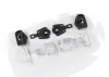 Traxxas LED lenses, body, front + rear (complete set) (fits 9711 body)